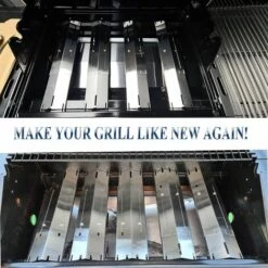 GFTIME 30cm à 53cm Plaque Chauffante Universelle Réglable Pièce Pour La Plupart Des Modèles De Gril à Gaz, Pièce De Rechange Universelle Pour Gril à Gaz Plaque De Diffuseur De Chaleur En Acier Inoxydable, Paquet De 5 9 GFTIME 30cm à 53cm Plaque Chauffante Universelle Réglable Pièce Pour La Plupart Des Modèles De Gril à Gaz, Pièce De Rechange Universelle Pour Gril à Gaz Plaque De Diffuseur De Chaleur En Acier Inoxydable, Paquet De 5 -Accessoires de barbecue Soldes 47364286 5