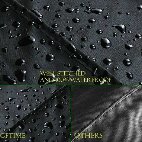 GFTIME 122 L X 45 P X 107 H Cm 7138 Housse De Barbecue Pour Barbecues à Gaz Weber Spirit 200 & Spirit II 200 2 Brûleurs Series Spirit E210/ S210/ E220/ S220, Char-Broil, Brinkmann, JennAir, Platinum 600D Housse De 48" Gril à Gaz Pièces De Rechange 4 GFTIME 122 L X 45 P X 107 H Cm 7138 Housse De Barbecue Pour Barbecues à Gaz Weber Spirit 200 & Spirit II 200 2 Brûleurs Series Spirit E210/ S210/ E220/ S220, Char-Broil, Brinkmann, JennAir, Platinum 600D Housse De 48" Gril à Gaz Pièces De Rechange – Image 4