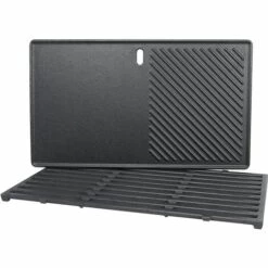 GFTIME 7637 44,5 CM Grilles De Gril Pour Weber Spirit I & II 200, E-210, E-220, S-210, S-220 ( Boutons De Commande Avant), Fonte Pieces Detachees Grille Barbecue Pour Weber 46010074, 46100001 à Gaz