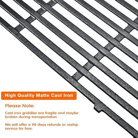 GFTIME 7637 44,5 CM Grilles De Gril Pour Weber Spirit I & II 200, E-210, E-220, S-210, S-220 ( Boutons De Commande Avant), Fonte Pieces Detachees Grille Barbecue Pour Weber 46010074, 46100001 à Gaz 3 GFTIME 7637 44,5 CM Grilles De Gril Pour Weber Spirit I & II 200, E-210, E-220, S-210, S-220 ( Boutons De Commande Avant), Fonte Pieces Detachees Grille Barbecue Pour Weber 46010074, 46100001 à Gaz – Image 3