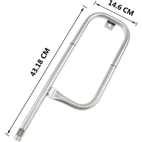 GFTIME 43,2CM 60040 Tube De Brûleur Accessoires Pour Weber Q100 Series, Q100 Q120, Q1000 Q1200 Grill Modèle 50060001 51010001 51060001 LP, Partie 69957, Acier Inoxydable Brûleur De Tube Gaz Pièces 2 GFTIME 43,2CM 60040 Tube De Brûleur Accessoires Pour Weber Q100 Series, Q100 Q120, Q1000 Q1200 Grill Modèle 50060001 51010001 51060001 LP, Partie 69957, Acier Inoxydable Brûleur De Tube Gaz Pièces – Image 2