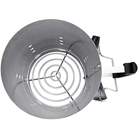 GFTIME Ø19cm 30cm H Cheminée D'allumage Pour Barbecue à Charbon De Bois, Pour Weber 7416 Ou Autres Barbecues Au Charbon, Démarreur De Cheminée Avec Poignée De Sécurité Allume-feu BBQ, Démarreur Rapide Au Charbon Pour Les Grillades 3 GFTIME Ø19cm 30cm H Cheminée D'allumage Pour Barbecue à Charbon De Bois, Pour Weber 7416 Ou Autres Barbecues Au Charbon, Démarreur De Cheminée Avec Poignée De Sécurité Allume-feu BBQ, Démarreur Rapide Au Charbon Pour Les Grillades – Image 3