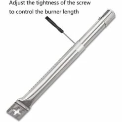 GFTIME 30,8 à 45CM Universal Brûleur Accessoires Pour FirePlus, Fire Mountain, Proficook, Barbecook, Tepro, Campingaz, Char-Broil, Cosmo Grill, Acier Inoxydable Tube Brûleur Pièce De Rechange -Accessoires de barbecue Soldes 47364304 4