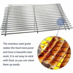 GFTIME 7639 44cm Grilles De Cuisson En Acier Inoxydable Pour Weber Spirit 300 Series,Spirit E/S 310, 320, 330, Spirit I & II 300 Spirit 700, 900, Genesis 1000-3500, Genesis Gold Silver Platinum B/C -Accessoires de barbecue Soldes 47364311 5