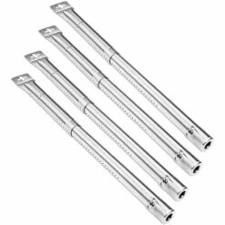 GFTIME 31 à 45 Cm Universal Adjustable Tube De Brûleur De Four à Gaz Barbecue Pour FirePlus, Fire Mountain, Char-Broil, CosmoGrill, Campingaz, Blooma, Brinkmann, 4 En Pack