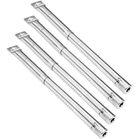 GFTIME 31 à 45 Cm Universal Adjustable Tube De Brûleur De Four à Gaz Barbecue Pour FirePlus, Fire Mountain, Char-Broil, CosmoGrill, Campingaz, Blooma, Brinkmann, 4 En Pack 1 GFTIME 31 à 45 Cm Universal Adjustable Tube De Brûleur De Four à Gaz Barbecue Pour FirePlus, Fire Mountain, Char-Broil, CosmoGrill, Campingaz, Blooma, Brinkmann, 4 En Pack