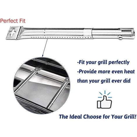 GFTIME 31 à 45 Cm Universal Adjustable Tube De Brûleur De Four à Gaz Barbecue Pour FirePlus, Fire Mountain, Char-Broil, CosmoGrill, Campingaz, Blooma, Brinkmann, 4 En Pack 5 GFTIME 31 à 45 Cm Universal Adjustable Tube De Brûleur De Four à Gaz Barbecue Pour FirePlus, Fire Mountain, Char-Broil, CosmoGrill, Campingaz, Blooma, Brinkmann, 4 En Pack – Image 5