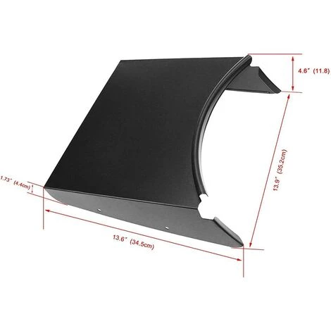 GFTIME 35,2 Cm X 34,5 Cm Tablette De Table Barbecue Pour Weber Master Touch & Original Kettle Charcoal Grills, Pièces De Rechange PourBarbecue Au Charbon Grills, Pour Grills De 56 Cm De Diamètre 2 GFTIME 35,2 Cm X 34,5 Cm Tablette De Table Barbecue Pour Weber Master Touch & Original Kettle Charcoal Grills, Pièces De Rechange PourBarbecue Au Charbon Grills, Pour Grills De 56 Cm De Diamètre – Image 2