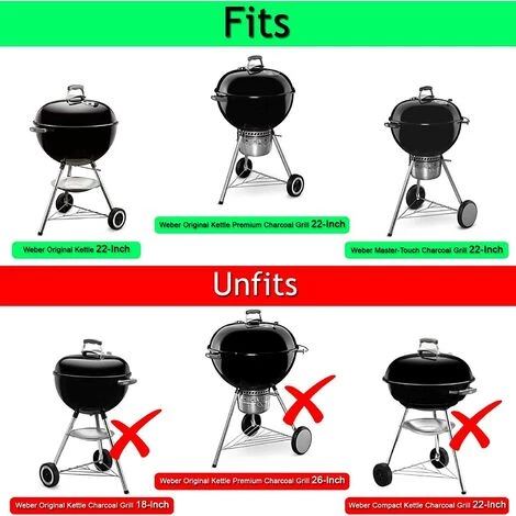 GFTIME 35,2 Cm X 34,5 Cm Tablette De Table Barbecue Pour Weber Master Touch & Original Kettle Charcoal Grills, Pièces De Rechange PourBarbecue Au Charbon Grills, Pour Grills De 56 Cm De Diamètre 3 GFTIME 35,2 Cm X 34,5 Cm Tablette De Table Barbecue Pour Weber Master Touch & Original Kettle Charcoal Grills, Pièces De Rechange PourBarbecue Au Charbon Grills, Pour Grills De 56 Cm De Diamètre – Image 3