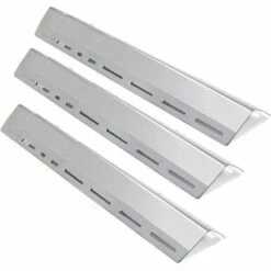 GFTIME 30 à 72 CM Diffuseur Chaleur Universel Réglable Pour Charbroil, Brinkmann, Weber, Outback, Enders, Taino, Landmann, Acier Inoxydable Couvercle Brûleur Pièces De Rechange De Gaz Grilen, 3 Paquet