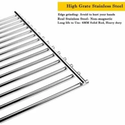 GFTIME 38CM 7521 Grille Cuisson Pour Weber Spirit 200 E200 E210 S200 S210 (avec Boutons De Commande Latérale), Acier Inoxydable Grille De Barbecue Pièces Détachées Pour Weber 500, 7521, 7522, 7523 8 GFTIME 38CM 7521 Grille Cuisson Pour Weber Spirit 200 E200 E210 S200 S210 (avec Boutons De Commande Latérale), Acier Inoxydable Grille De Barbecue Pièces Détachées Pour Weber 500, 7521, 7522, 7523 -Accessoires de barbecue Soldes 47364367 4