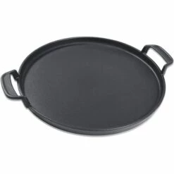 GFTIME Ø 31cm Rond Plaque à Griller En Fonte Pour Weber 57 Cm Kettle Charcoal Grill, Weber Gourmet BBQ System, Weber One-Touch, Poêle En Fonte à Grillades Pièce De Rechange