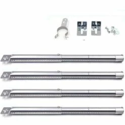GFTIME 31 à 44 Cm Tube De Brûleur Réglable Pour Campingaz, Charbroil, Landmann, FirePlus, Universel Pièce De Rechange De Brûleur De Gril à Gaz En Acier Inoxydable Pour Fire Mountain, CosmoGrill Et Autre Modèle De Gril