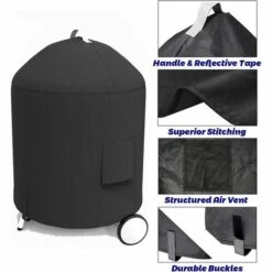 GFTIME 63,5 X 68,6 X 89 Cm 7150 Housse Pour Barbecue Weber 57CM Charcoal Grills, Housse De Protection Grils à Charbon De Rechange, 600D étanche Et Résistant Aux UV, Résistant à La Déchirure, Noir 7 GFTIME 63,5 X 68,6 X 89 Cm 7150 Housse Pour Barbecue Weber 57CM Charcoal Grills, Housse De Protection Grils à Charbon De Rechange, 600D étanche Et Résistant Aux UV, Résistant à La Déchirure, Noir -Accessoires de barbecue Soldes 47364395 3