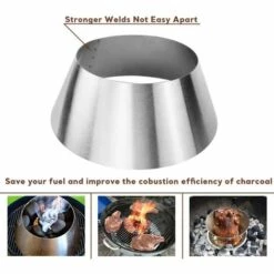 GFTIME BBQ Whirlpool Panier à Charbon De Bois En Acier Inoxydable, Pour 57CM Weber Kettle Grills, Smokey Mountain, Charcoal Grill Accessories, Pour Griller Directement Et Indirectement, Char Basket Pour Barbecues à Charbon 8 GFTIME BBQ Whirlpool Panier à Charbon De Bois En Acier Inoxydable, Pour 57CM Weber Kettle Grills, Smokey Mountain, Charcoal Grill Accessories, Pour Griller Directement Et Indirectement, Char Basket Pour Barbecues à Charbon -Accessoires de barbecue Soldes 47364404 4