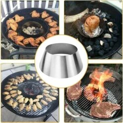 GFTIME BBQ Whirlpool Panier à Charbon De Bois En Acier Inoxydable, Pour 57CM Weber Kettle Grills, Smokey Mountain, Charcoal Grill Accessories, Pour Griller Directement Et Indirectement, Char Basket Pour Barbecues à Charbon 9 GFTIME BBQ Whirlpool Panier à Charbon De Bois En Acier Inoxydable, Pour 57CM Weber Kettle Grills, Smokey Mountain, Charcoal Grill Accessories, Pour Griller Directement Et Indirectement, Char Basket Pour Barbecues à Charbon -Accessoires de barbecue Soldes 47364404 5