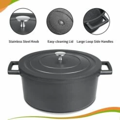 MVPOWER BBQ-Toro Dutch Oven 28 Cm | Alpha Marmite En Fonte 8 MVPOWER BBQ-Toro Dutch Oven 28 Cm | Alpha Marmite En Fonte -Accessoires de barbecue Soldes 47497436 4