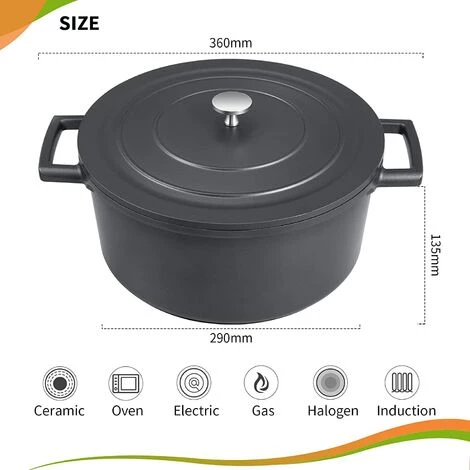 MVPOWER BBQ-Toro Dutch Oven 28 Cm | Alpha Marmite En Fonte 5 MVPOWER BBQ-Toro Dutch Oven 28 Cm | Alpha Marmite En Fonte – Image 5