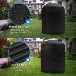 Housse Barbecue Bâche De Protection BBQ Couverture De Gril Anti-UV/Anti-l'eau/Anti-l'humidité Imperméable Extérieur Barbecue Grill Noir Pour Weber, Holland, Triomphe-70 X 70cm 9 Housse Barbecue Bâche De Protection BBQ Couverture De Gril Anti-UV/Anti-l'eau/Anti-l'humidité Imperméable Extérieur Barbecue Grill Noir Pour Weber, Holland, Triomphe-70 X 70cm -Accessoires de barbecue Soldes 47852494 5