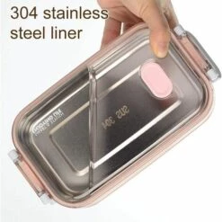 TINOR 2 Couches Boîte à Lunch En Acier Inoxydable Portable Thermique Boîtes à Bento Boîte à Lunch Isolée Lunch Box Isotherme Conteneurs De Stockage Des Aliments Pour École Bureau 1.6L Bleu 7 TINOR 2 Couches Boîte à Lunch En Acier Inoxydable Portable Thermique Boîtes à Bento Boîte à Lunch Isolée Lunch Box Isotherme Conteneurs De Stockage Des Aliments Pour École Bureau 1.6L Bleu -Accessoires de barbecue Soldes 48012790 3