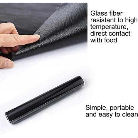 LONGZIMING Tapis De Cuisson Pour Barbecue 5 Pièces Feuille Cuisson Barbecue Tapis 40 X 33cm Anti-adhérent Et Réutilisable Pour Barbecue Électrique Gaz Et Charbon 3 LONGZIMING Tapis De Cuisson Pour Barbecue 5 Pièces Feuille Cuisson Barbecue Tapis 40 X 33cm Anti-adhérent Et Réutilisable Pour Barbecue Électrique Gaz Et Charbon – Image 3