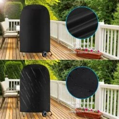 VERSAILLESFR Housse De Protection Barbecue, Bâche Barbecue Ronde Housse Bâche De Protection BBQ Couverture Étanche Anti-UV (70 X 70cm), Versailles 9 VERSAILLESFR Housse De Protection Barbecue, Bâche Barbecue Ronde Housse Bâche De Protection BBQ Couverture Étanche Anti-UV (70 X 70cm), Versailles -Accessoires de barbecue Soldes 48363853 5
