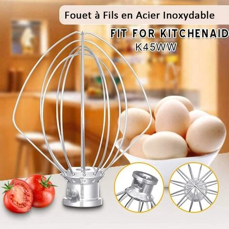 VERSAILLESFR K45WW Fouet à Fils En Acier Inoxydable Pour KitchenAid- Versailles 3 VERSAILLESFR K45WW Fouet à Fils En Acier Inoxydable Pour KitchenAid- Versailles – Image 3