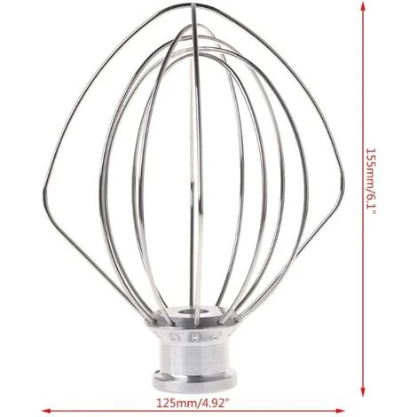VERSAILLESFR K45WW Fouet à Fils En Acier Inoxydable Pour KitchenAid- Versailles 5 VERSAILLESFR K45WW Fouet à Fils En Acier Inoxydable Pour KitchenAid- Versailles – Image 5