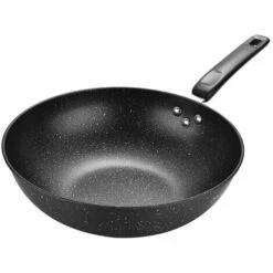 LANGRAY Poêle à Frire Antiadhésive 30 Cm, Revêtement De Granit, Poele Antiadhesive 28CM Casseroles En Pierre, Poeles Induction(φ30cm)