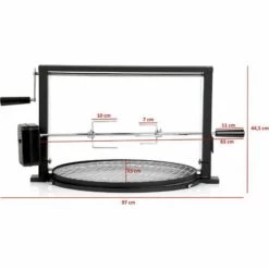 BBQ-Toro Gril Mobile Avec Broche Et Grille Pour Barbecue Sphérique | Set De Brochettes 7 BBQ-Toro Gril Mobile Avec Broche Et Grille Pour Barbecue Sphérique | Set De Brochettes -Accessoires de barbecue Soldes 50200297 3