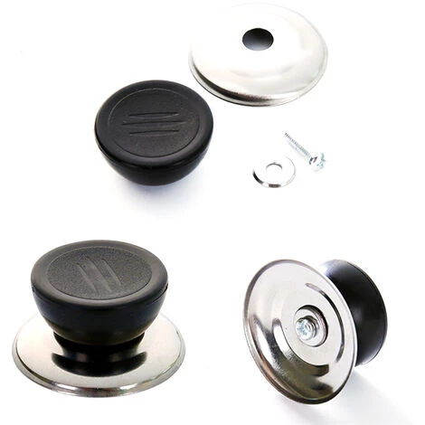 KARTOKNER 5 Pièces Bouton De Couvercle Casserole Couvercle Boutons Noir Universel Remplacement Boutons De Ustensiles De Cuisine Avec Vis Poignée Boutons De Rechange Pour Couvercle De Casserole 4 KARTOKNER 5 Pièces Bouton De Couvercle Casserole Couvercle Boutons Noir Universel Remplacement Boutons De Ustensiles De Cuisine Avec Vis Poignée Boutons De Rechange Pour Couvercle De Casserole – Image 4