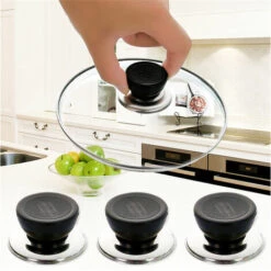 KARTOKNER 5 Pièces Bouton De Couvercle Casserole Couvercle Boutons Noir Universel Remplacement Boutons De Ustensiles De Cuisine Avec Vis Poignée Boutons De Rechange Pour Couvercle De Casserole 9 KARTOKNER 5 Pièces Bouton De Couvercle Casserole Couvercle Boutons Noir Universel Remplacement Boutons De Ustensiles De Cuisine Avec Vis Poignée Boutons De Rechange Pour Couvercle De Casserole -Accessoires de barbecue Soldes 50406397 5