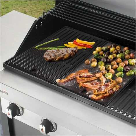 Plancha En Fonte 43,5 X 23,7 Cm Pour Barbecue 2 Brûleurs Char-Broil 2 Plancha En Fonte 43,5 X 23,7 Cm Pour Barbecue 2 Brûleurs Char-Broil – Image 2