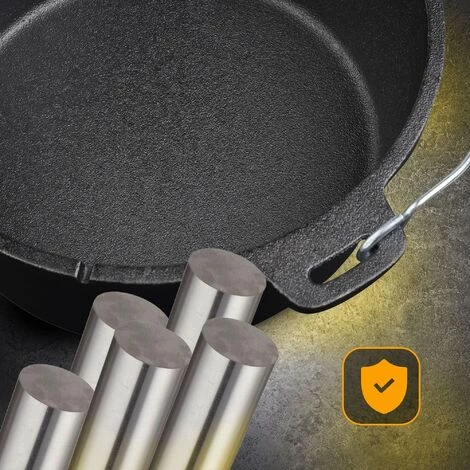 CLP Cocotte En Fonte Façon Dutch Oven Avec Couvercle Et Anse 4,2 L 5 CLP Cocotte En Fonte Façon Dutch Oven Avec Couvercle Et Anse 4,2 L – Image 5