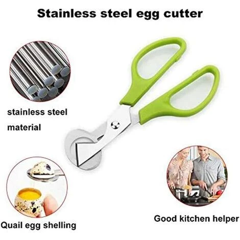 LITZEE 2 Pièces Caille Ciseaux, Ciseaux De Coupe De Coquille D'Oeuf, Ciseaux Coquilles D'Oeufs De Caille En Acier Inoxydable, Pour Couper Les Œufs, Les Œufs De Caille Et Autres Œufs 5 LITZEE 2 Pièces Caille Ciseaux, Ciseaux De Coupe De Coquille D'Oeuf, Ciseaux Coquilles D'Oeufs De Caille En Acier Inoxydable, Pour Couper Les Œufs, Les Œufs De Caille Et Autres Œufs – Image 5
