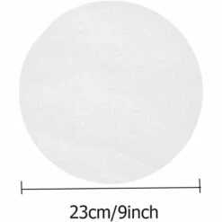 LITZEE Papier Sulfurisé Papier à Pâtisserie Rond Papier Parchemin De Cuisson Antiadhésif Pour Les Casseroles, Grill, Vapeur,23CM 100PCS 9 LITZEE Papier Sulfurisé Papier à Pâtisserie Rond Papier Parchemin De Cuisson Antiadhésif Pour Les Casseroles, Grill, Vapeur,23CM 100PCS -Accessoires de barbecue Soldes 51550863 5