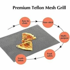 LITZEE Grille Barbecue Tapis De Cuisson Antiadhésif 4 Pièces, Feuille De Cuisson Réutilisable Résistante à La Chaleur De Gril, Pour Le Barbecue D'intérieur Et Extérieur (4PCS, 42 * 36cm) 8 LITZEE Grille Barbecue Tapis De Cuisson Antiadhésif 4 Pièces, Feuille De Cuisson Réutilisable Résistante à La Chaleur De Gril, Pour Le Barbecue D'intérieur Et Extérieur (4PCS, 42 * 36cm) -Accessoires de barbecue Soldes 51551061 4