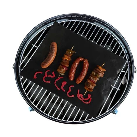 COOK CONCEPT Feuille De Cuisson Réutilisable Pour Barbecue Noir - Noir 2 COOK CONCEPT Feuille De Cuisson Réutilisable Pour Barbecue Noir - Noir – Image 2