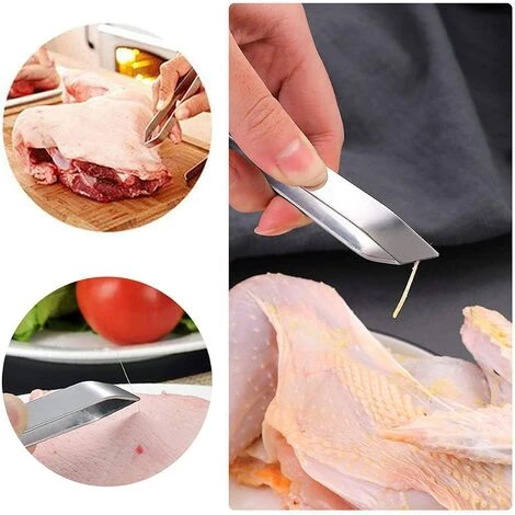 KARTOKNER Lot De 2 Pince à Os De En Acier Inoxydable ArêTe De Poisson Pince à éPiler Pour Enlever Les ArêTes De Poisson,Les éCailles De Poisson,Les Plumes De Porc Et Les Plumes De Poulet 5 KARTOKNER Lot De 2 Pince à Os De En Acier Inoxydable ArêTe De Poisson Pince à éPiler Pour Enlever Les ArêTes De Poisson,Les éCailles De Poisson,Les Plumes De Porc Et Les Plumes De Poulet – Image 5