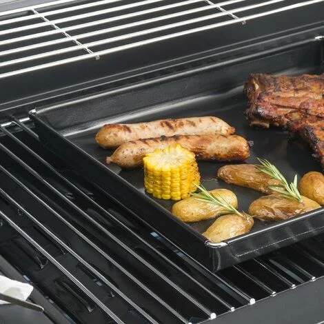 Durandal Selection Plaque Barbecue 3 Litres | Grand Plat De Cuisson Barbecue | Plaque Four Antiadhésive| Plaque De Cuisson Four - Noir 4 Durandal Selection Plaque Barbecue 3 Litres | Grand Plat De Cuisson Barbecue | Plaque Four Antiadhésive| Plaque De Cuisson Four - Noir – Image 4
