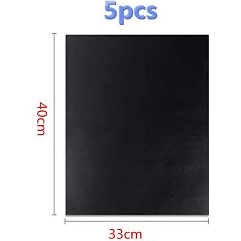 TINOR Tapis De Cuisson Tapi Barbecue Tapis Grille Barbecue Tapis BBQ Barbecue Tapis Grillagé De Cuisson Tapis De Cuisson Barbecue , 100% Anti-adhésif Réutilisable, 40 * 33cm, Lot De 5 (Nouveaux Matériaux) 2 TINOR Tapis De Cuisson Tapi Barbecue Tapis Grille Barbecue Tapis BBQ Barbecue Tapis Grillagé De Cuisson Tapis De Cuisson Barbecue , 100% Anti-adhésif Réutilisable, 40 * 33cm, Lot De 5 (Nouveaux Matériaux) – Image 2