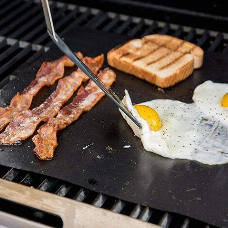 5 Pcs/lot 50 X 40 Cm Pouce En Téflon Fibre Réutilisable Antiadhésive Barbecue Rôti Tapis De Feuilles Portable Facile à Nettoyer Extérieur Pique-nique Fry Cuisson Barbecue Outils Noir GrooFoo 4 5 Pcs/lot 50 X 40 Cm Pouce En Téflon Fibre Réutilisable Antiadhésive Barbecue Rôti Tapis De Feuilles Portable Facile à Nettoyer Extérieur Pique-nique Fry Cuisson Barbecue Outils Noir GrooFoo – Image 4