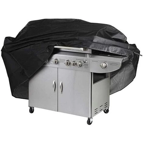QERSTA Housse Barbecue Couverture De Barbecue Bâche De Protection BBQ Anti-UV Anti-l'eau Anti-l'humidité Avec Sac De Rangement Noir Pour Weber, Holland (145 X 61 X 117cm) 1 QERSTA Housse Barbecue Couverture De Barbecue Bâche De Protection BBQ Anti-UV Anti-l'eau Anti-l'humidité Avec Sac De Rangement Noir Pour Weber, Holland (145 X 61 X 117cm)