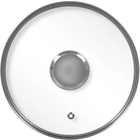 DURANDAL Couvercle Plat En Verre Cerclé Inox Légende 1 DURANDAL Couvercle Plat En Verre Cerclé Inox Légende