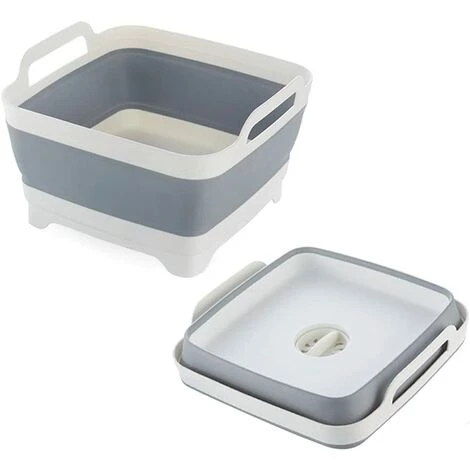 Kartokner Bassine à Vaisselle Pliable, Bol Dévier De Camping Lavabo Pliable Portable / Évier De Cuisine Idéal Pour Le Camping, Les Caravanes, Les Activités De Plein Air, La Cuisine 1 Kartokner Bassine à Vaisselle Pliable, Bol Dévier De Camping Lavabo Pliable Portable / Évier De Cuisine Idéal Pour Le Camping, Les Caravanes, Les Activités De Plein Air, La Cuisine