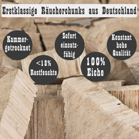 Räucherklöze Smoker Grill Morceaux Pour Barbecue Hêtre Chêne Fumage 2-4 Kg XXXL Fumoir Bois Grill Fumeur Accessoires Fumoir Foyer Copeaux Grillmaster 3 Räucherklöze Smoker Grill Morceaux Pour Barbecue Hêtre Chêne Fumage 2-4 Kg XXXL Fumoir Bois Grill Fumeur Accessoires Fumoir Foyer Copeaux Grillmaster – Image 3
