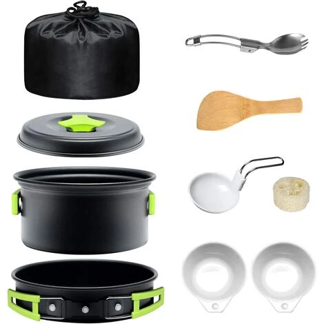 Kartokner Casseroles Camping Kit En Aluminium Léger Camping Léger Casserole Pan Set Pour Camping Randonnée 1 Kartokner Casseroles Camping Kit En Aluminium Léger Camping Léger Casserole Pan Set Pour Camping Randonnée