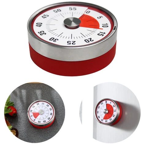 GDRHVFD Minuterie De Rotation Mécanique Magnétique Compteur De Capacité De 60 Minutes 2 GDRHVFD Minuterie De Rotation Mécanique Magnétique Compteur De Capacité De 60 Minutes – Image 2