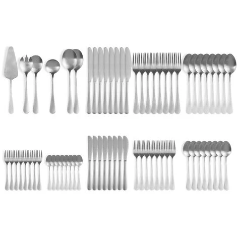 MAGNANI Couverts De Table Inox 70 Pièces, Ménagère Couverts De Table Couleur Argent, Set De Couverts De Table En Acier Inoxydable, Set De Ménagère Complet - Argent 1 MAGNANI Couverts De Table Inox 70 Pièces, Ménagère Couverts De Table Couleur Argent, Set De Couverts De Table En Acier Inoxydable, Set De Ménagère Complet - Argent
