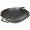 Wok Landmann 05387 - En Fonte émaillée - Adapté Aux Barbecues Gaz Et Charbon